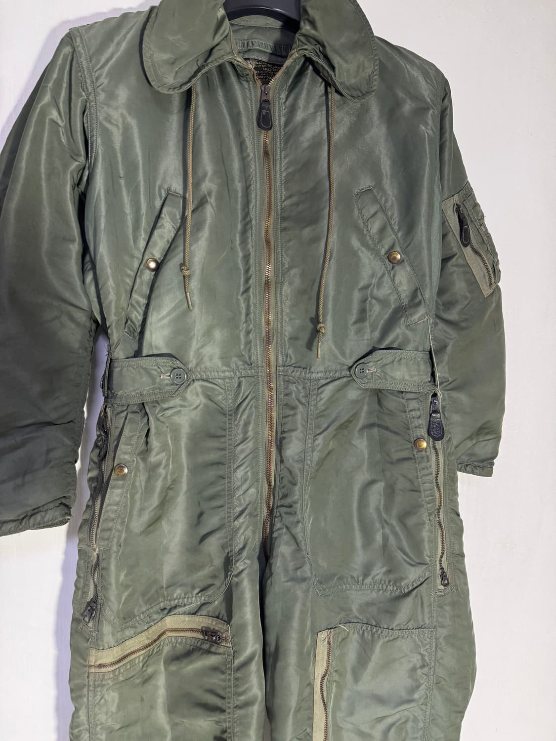 60s usaf cwu-1/p 플라잉 커버올 베트남전 상품이미지3