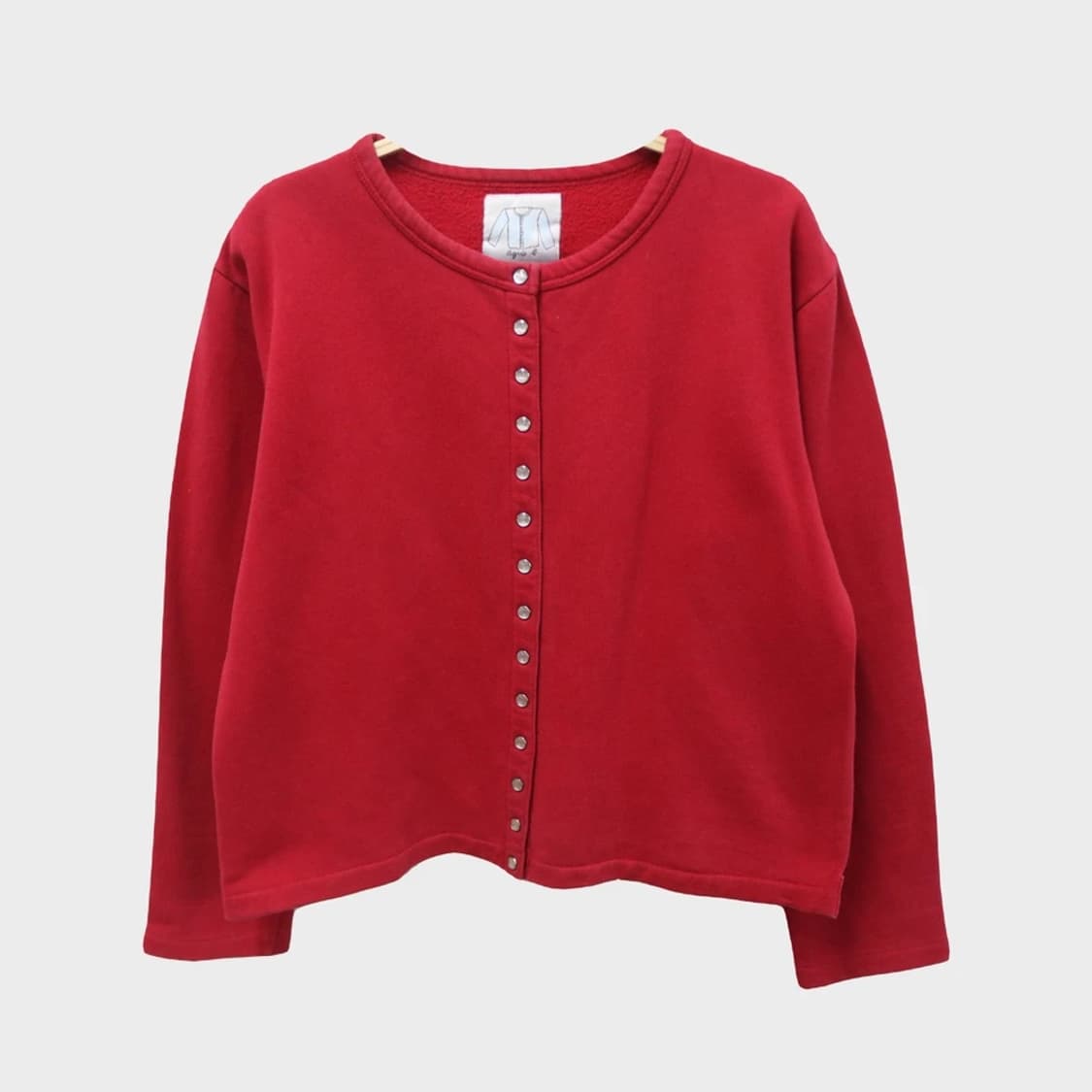 아네스베 레드 크롭 가디건 60381 상품이미지1