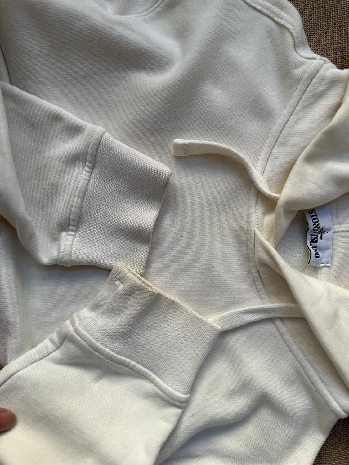 스톤아일드 후드티 화이트 XL  상품이미지6