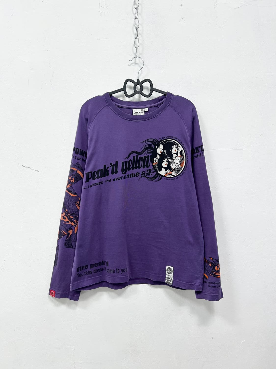 [PEAK'S] 히글깔 오리엔탈 게이샤 밴드 펑크 롱슬리브 상품이미지5