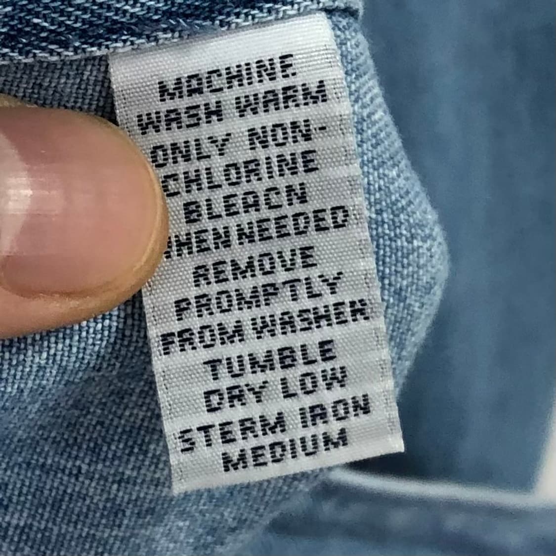 Xxl 폴로 데님 셔츠 상품이미지4