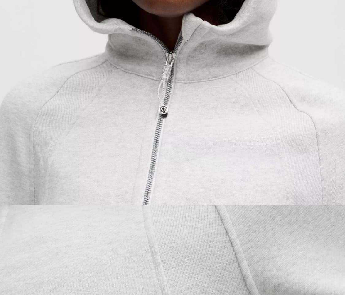 (새상품) 룰루레몬 스쿠바 오버사이즈 퍼널넥 라이트그레이 상품이미지1