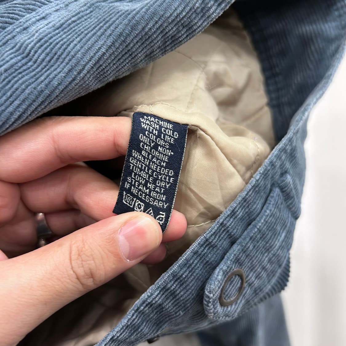 아메리칸 이글 모헤어 카라 코듀로이 트러커 자켓 상품이미지4