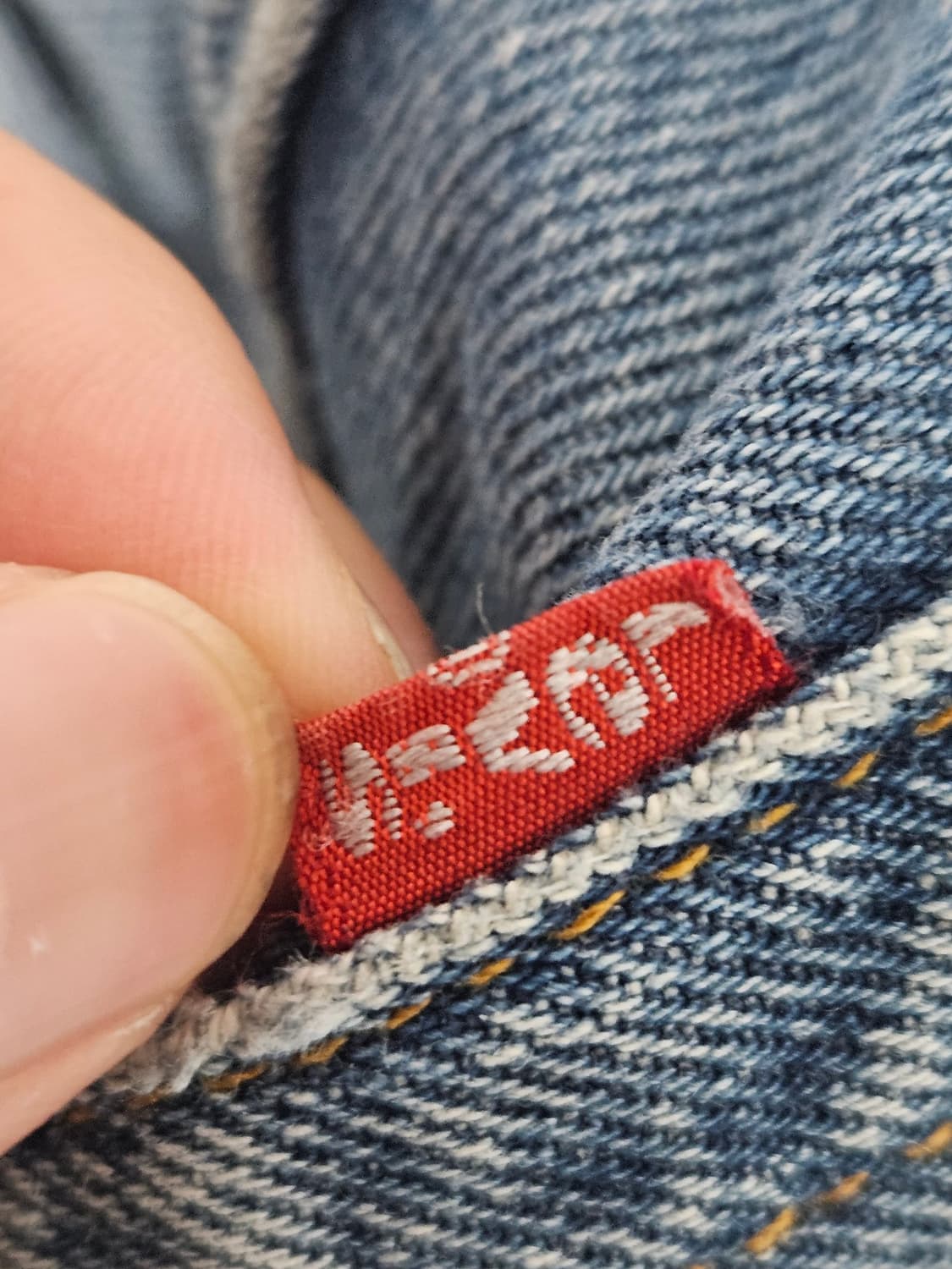 90s USA levi's 501 스트레이트 데님팬츠 30사이즈. 상품이미지5