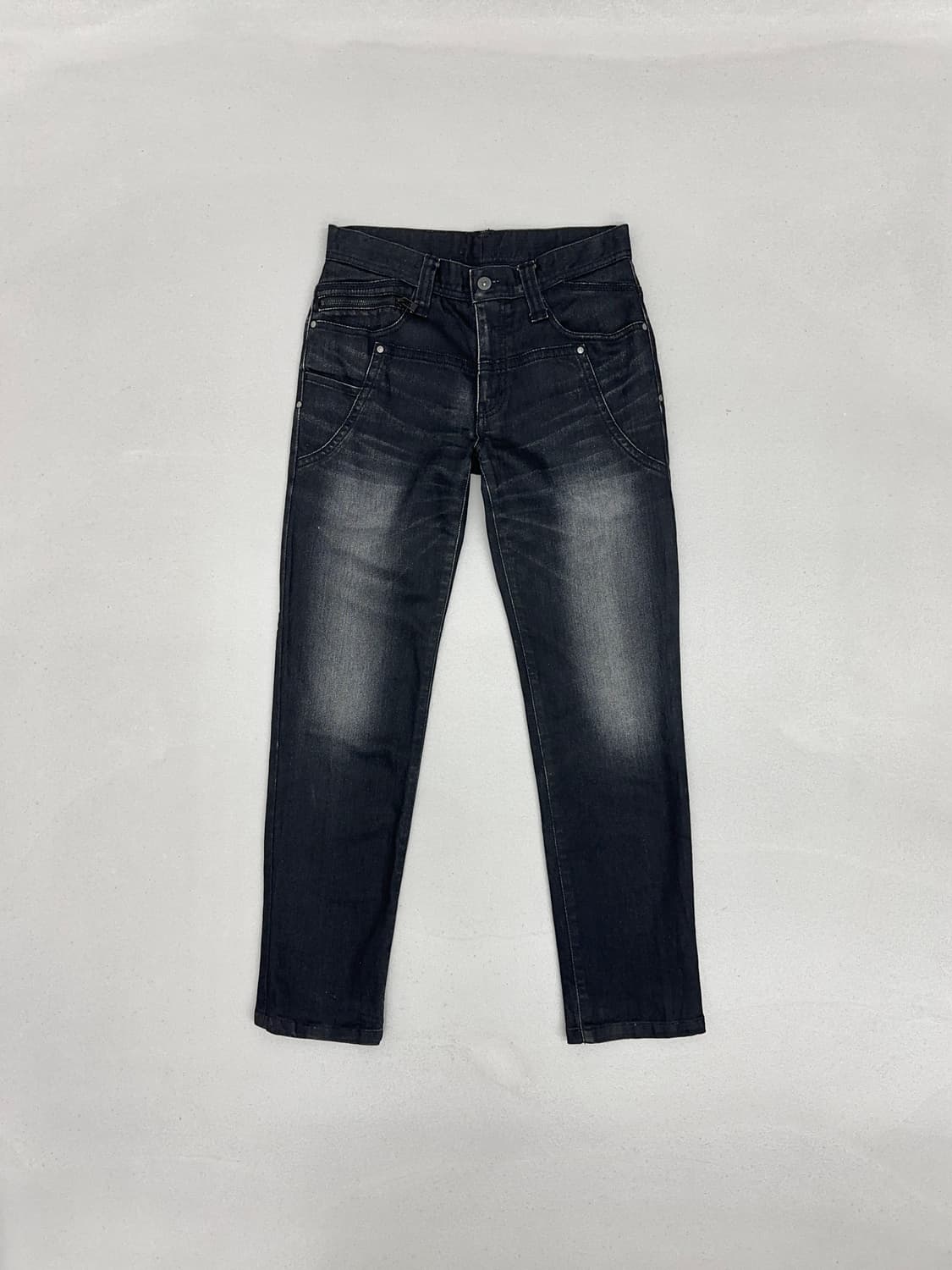 BLACKPIA 블랙 데님 팬츠 상품이미지1