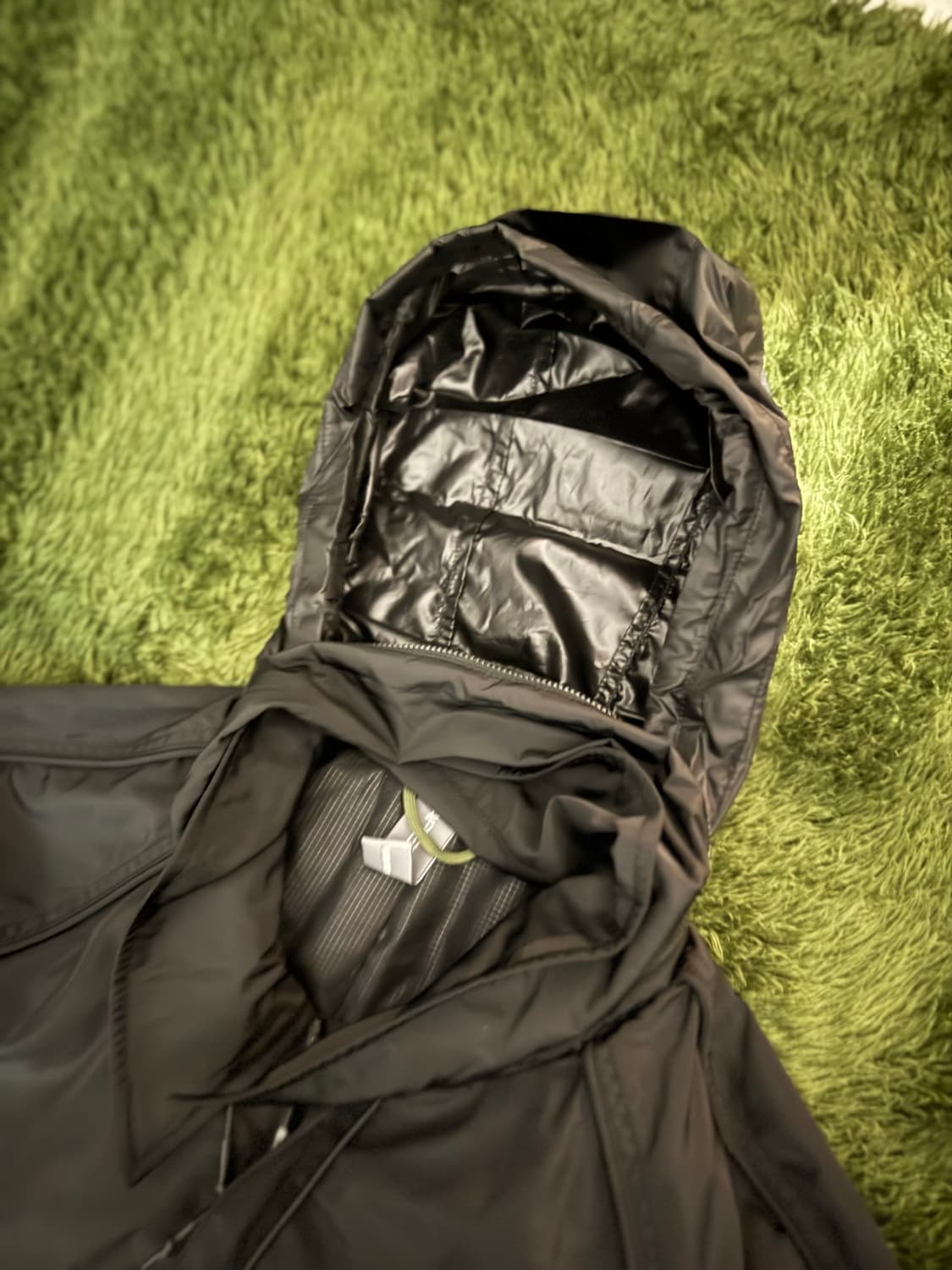 [L] Unaffected 언어펙티드 22FW 트랙 싱글 코트 블랙 상품이미지4