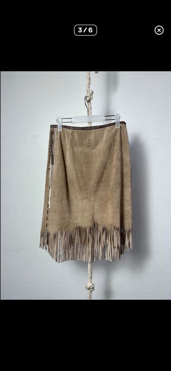 레더 프린지스커트  상품이미지3