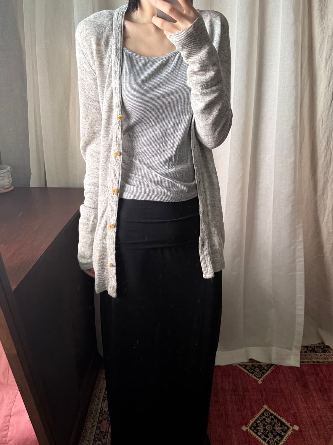 Remi Relief lettering printed cardigan 상품이미지8