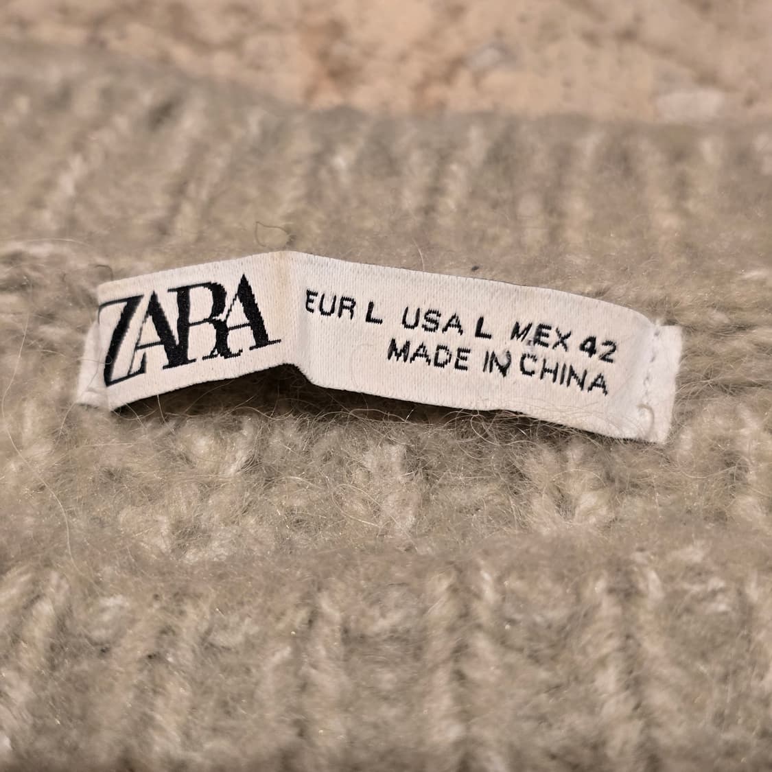 ZARA  와플 스웨터 상품이미지4