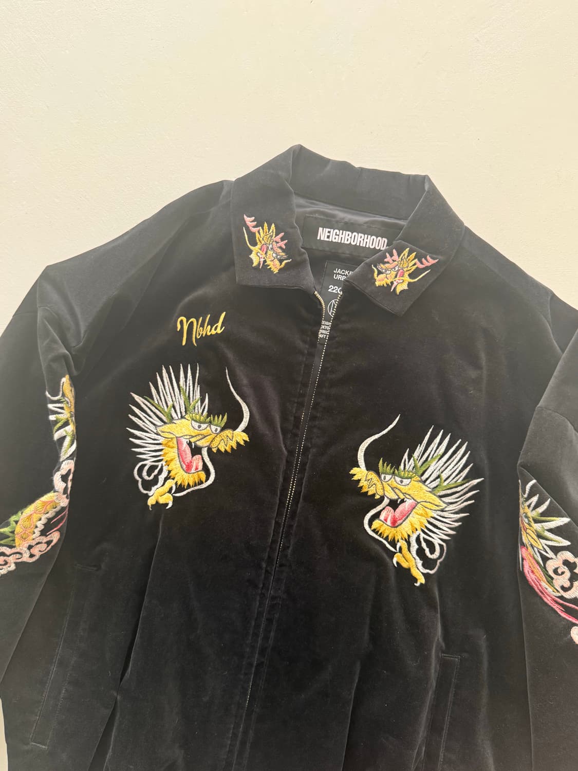 네이버후드 자수 스카잔 점퍼 상품이미지2