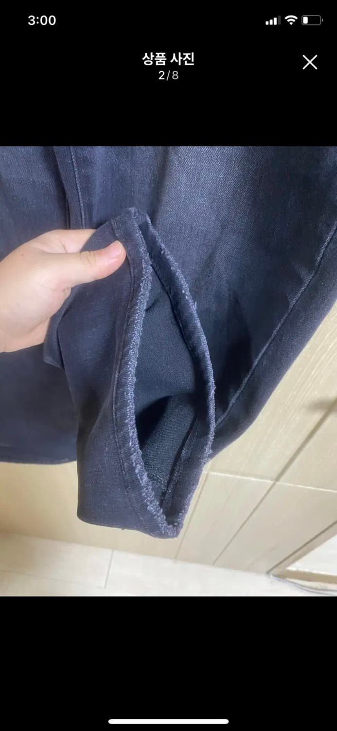 [CELINE] 여성용 셀린느 블랙 데님 M사이즈 JAPAN MADE 상품이미지2