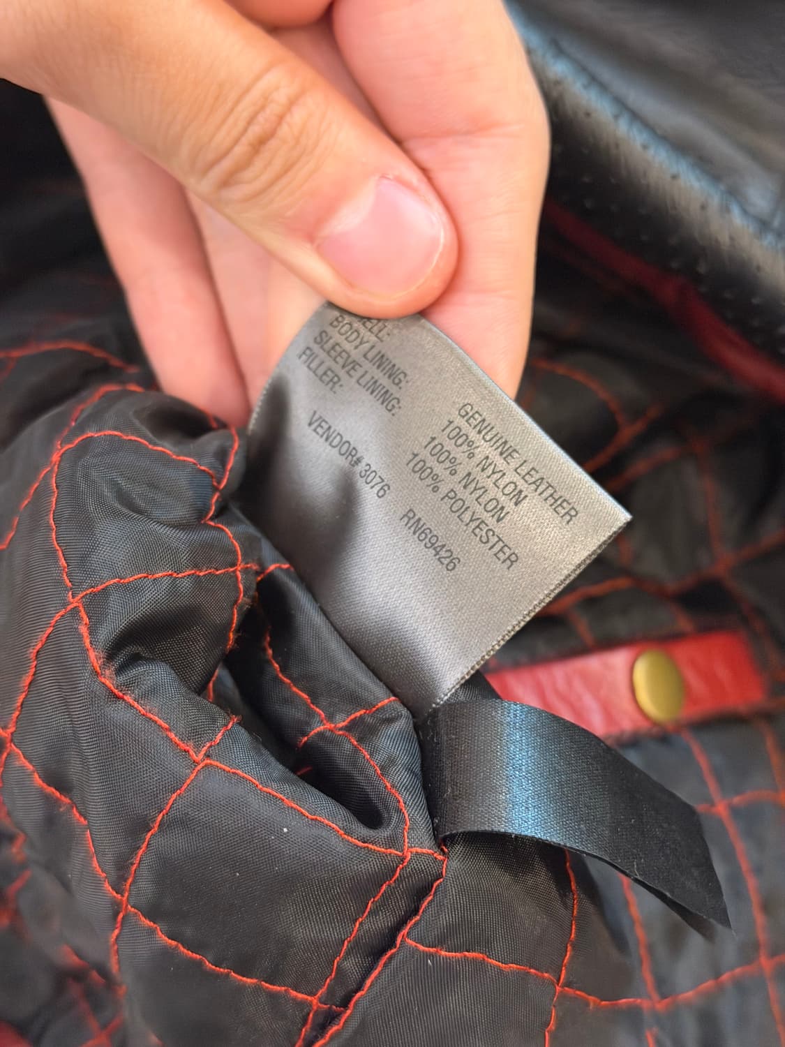 윌슨 레더 레이싱 소가죽 스트라이프 라이더 자켓 상품이미지7