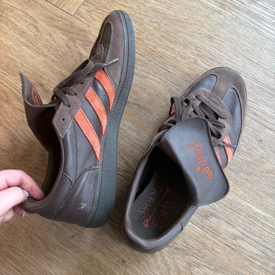 N164. 아디다스 스페지알 핸드볼 브라운 컬리지에이트 스니커즈 상품이미지7