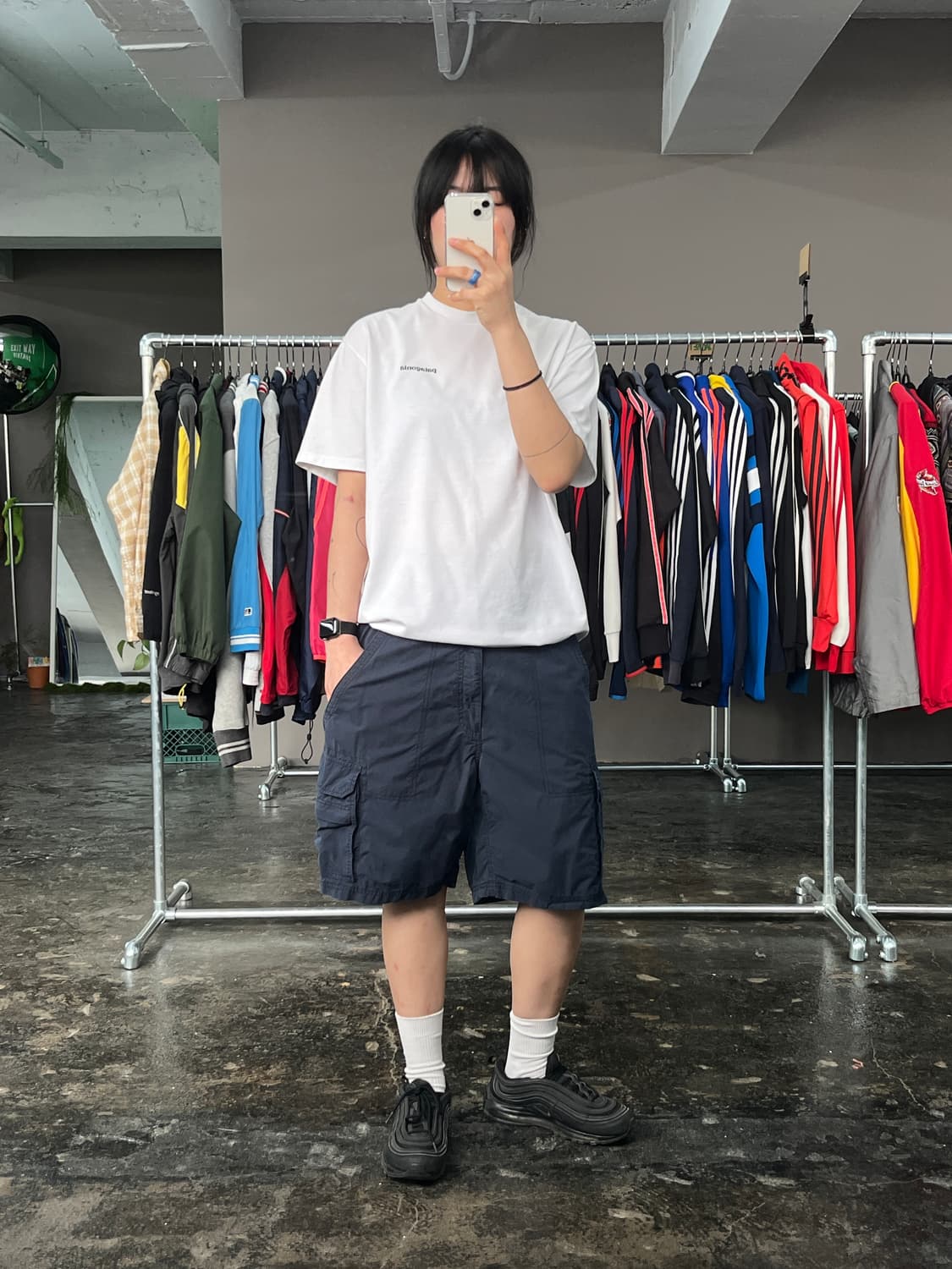 빈티지 카고 하프 팬츠  상품이미지1