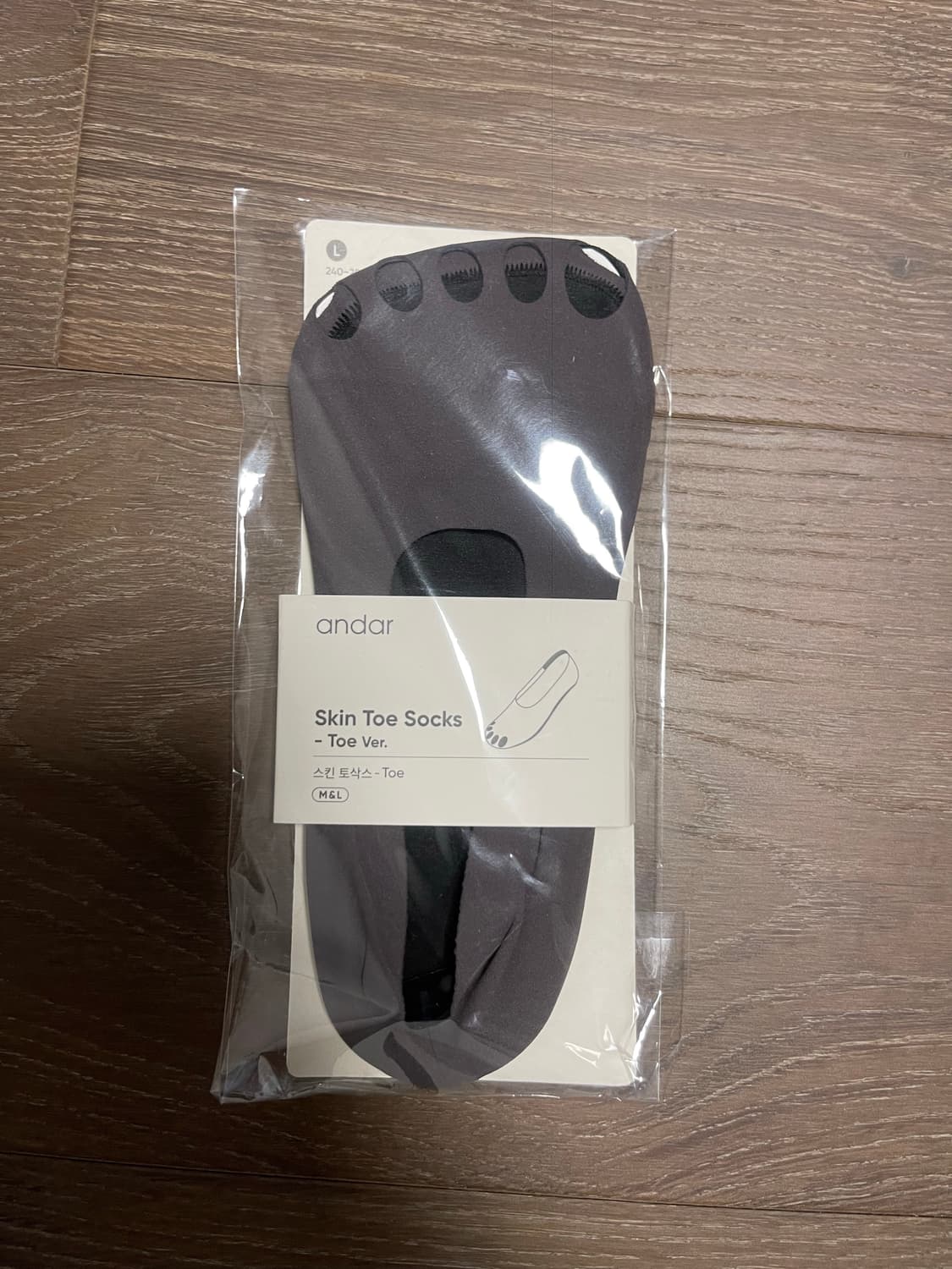 안다르 스킨토삭스 새제품 L사이즈 진회색 상품이미지1