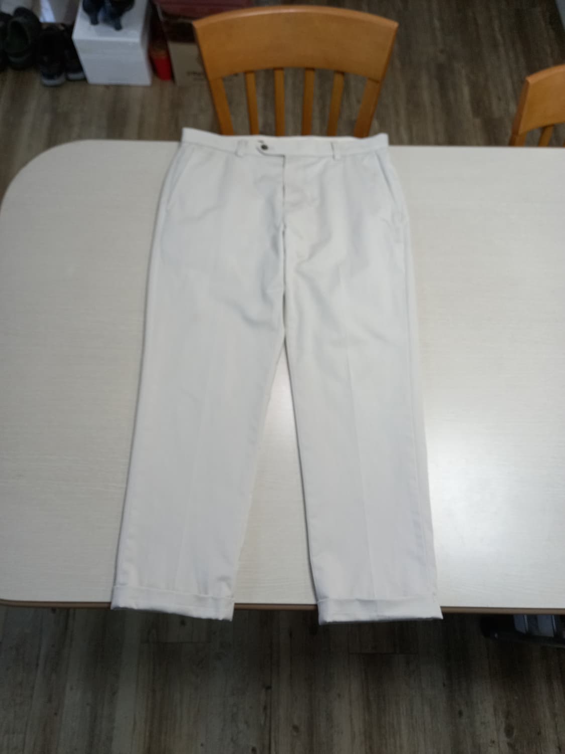 32 BrooksBrothers 스판 슬림일자 치노 아이보리 32-401 상품이미지1