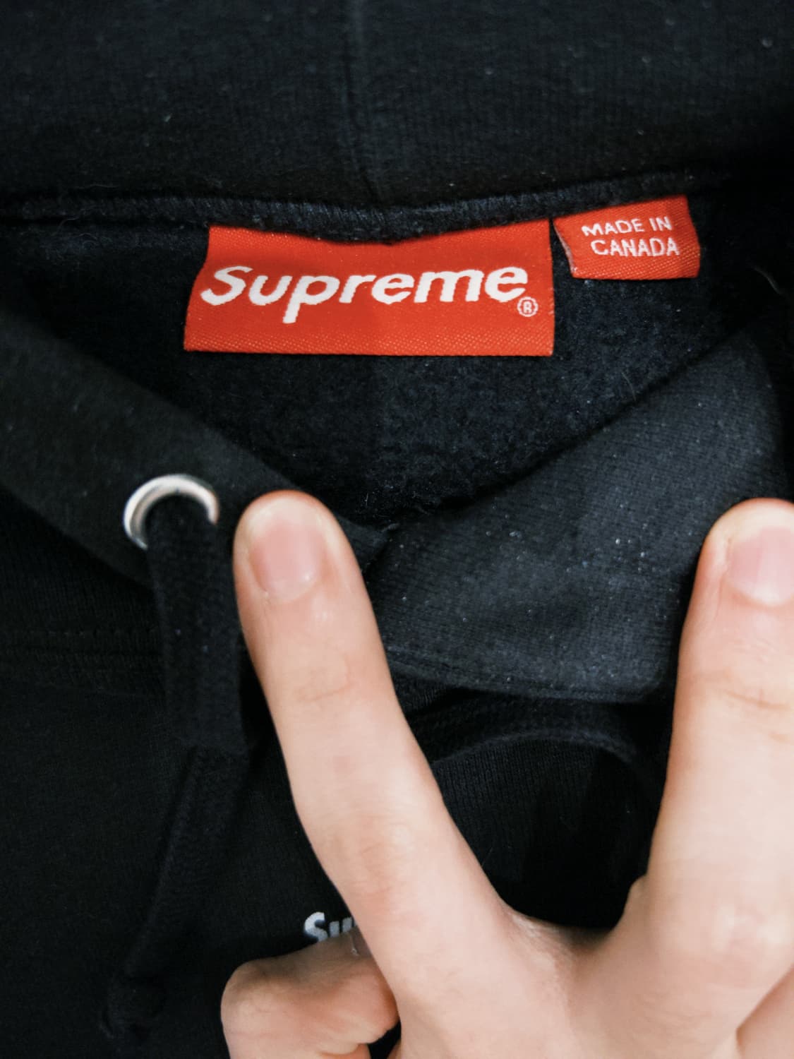 슈프림 22FW 하이라이트 후드 블랙 L사이즈입니다 상품이미지3