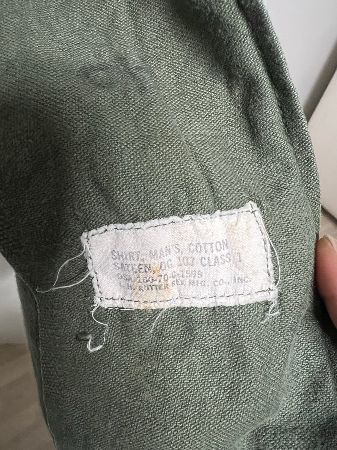 70년대 오리지널 밀리터리셔츠 상품이미지3