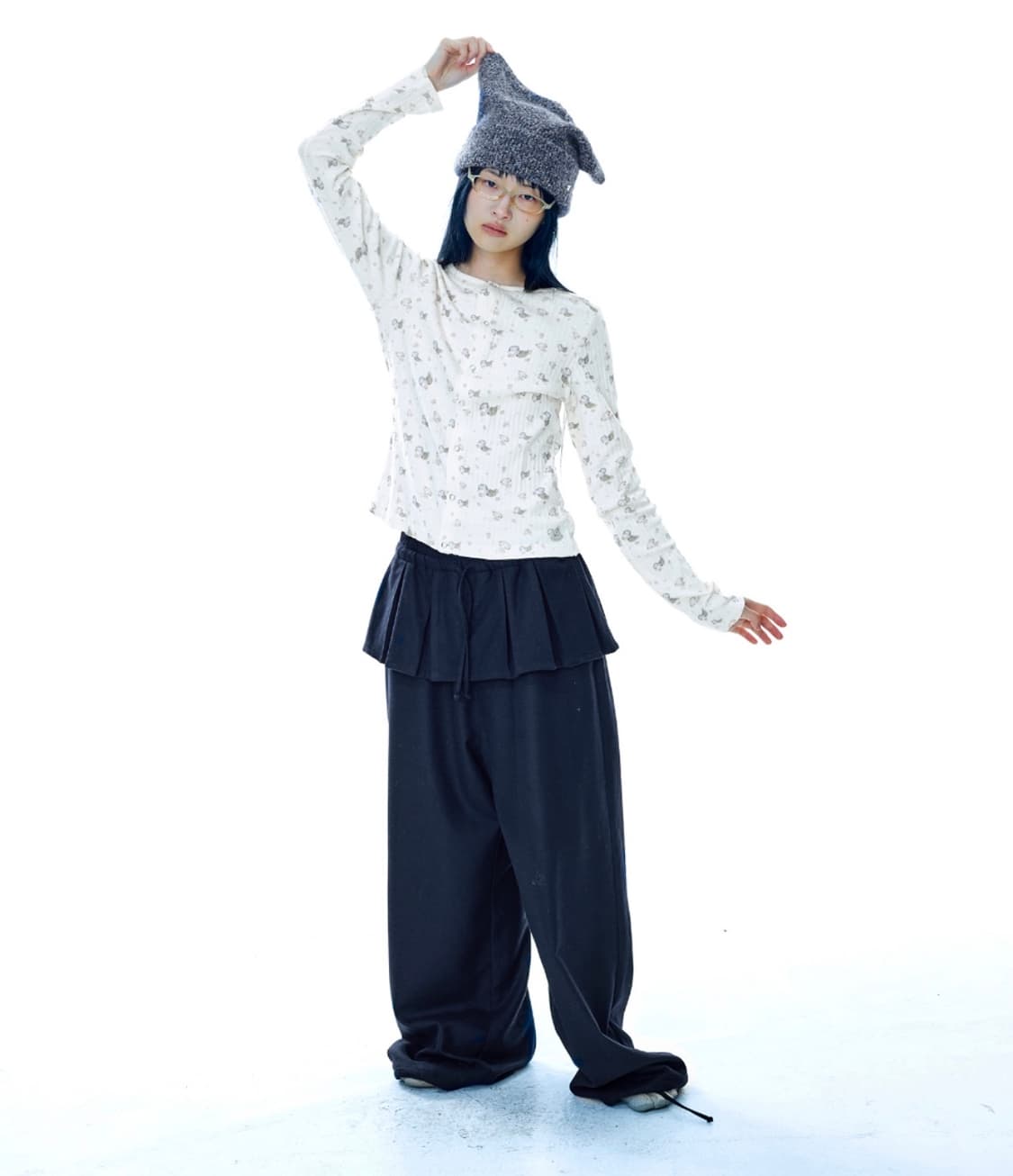 코이세이오 COTTON CUDDLE LONGSLEEVES IVORY 상품이미지3