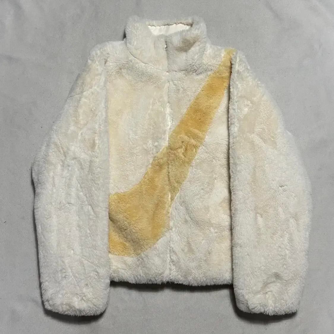 나이키 빅스우시 화이트 후리스 자켓 상품이미지2