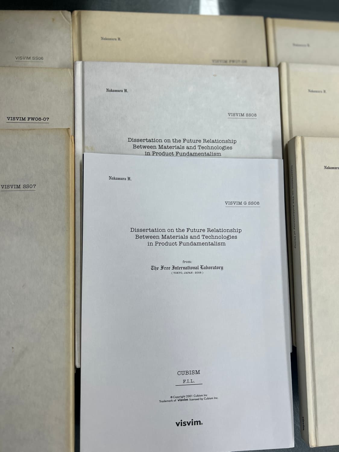 VISVIM 올드비즈빔 카다로그 아카이브세트 2006-2010년 상품이미지3