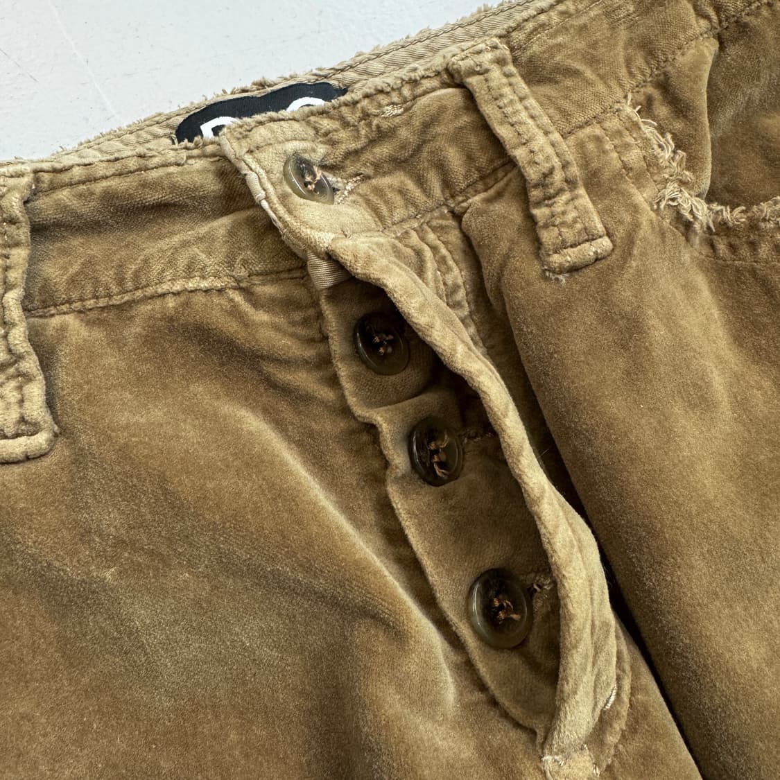 돌체앤가바나 코튼 벨벳 팬츠 브라운 상품이미지5