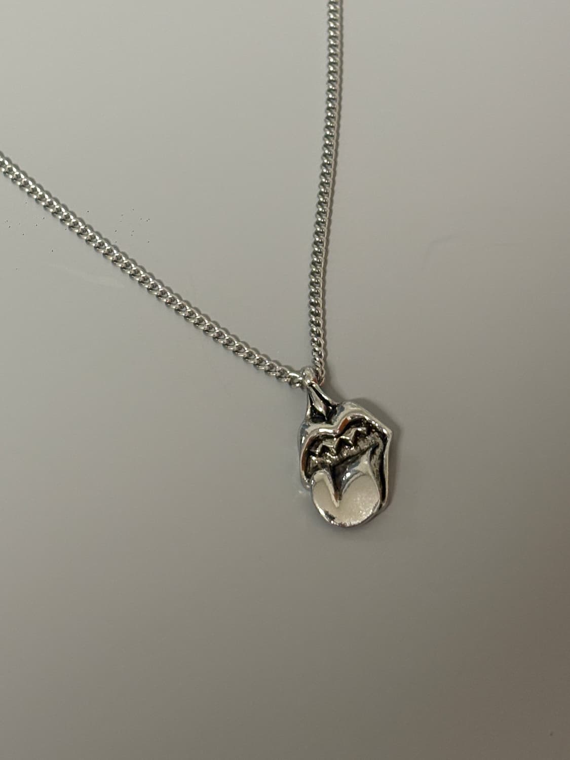 롤링스톤즈 실버 체인 목걸이 상품이미지5