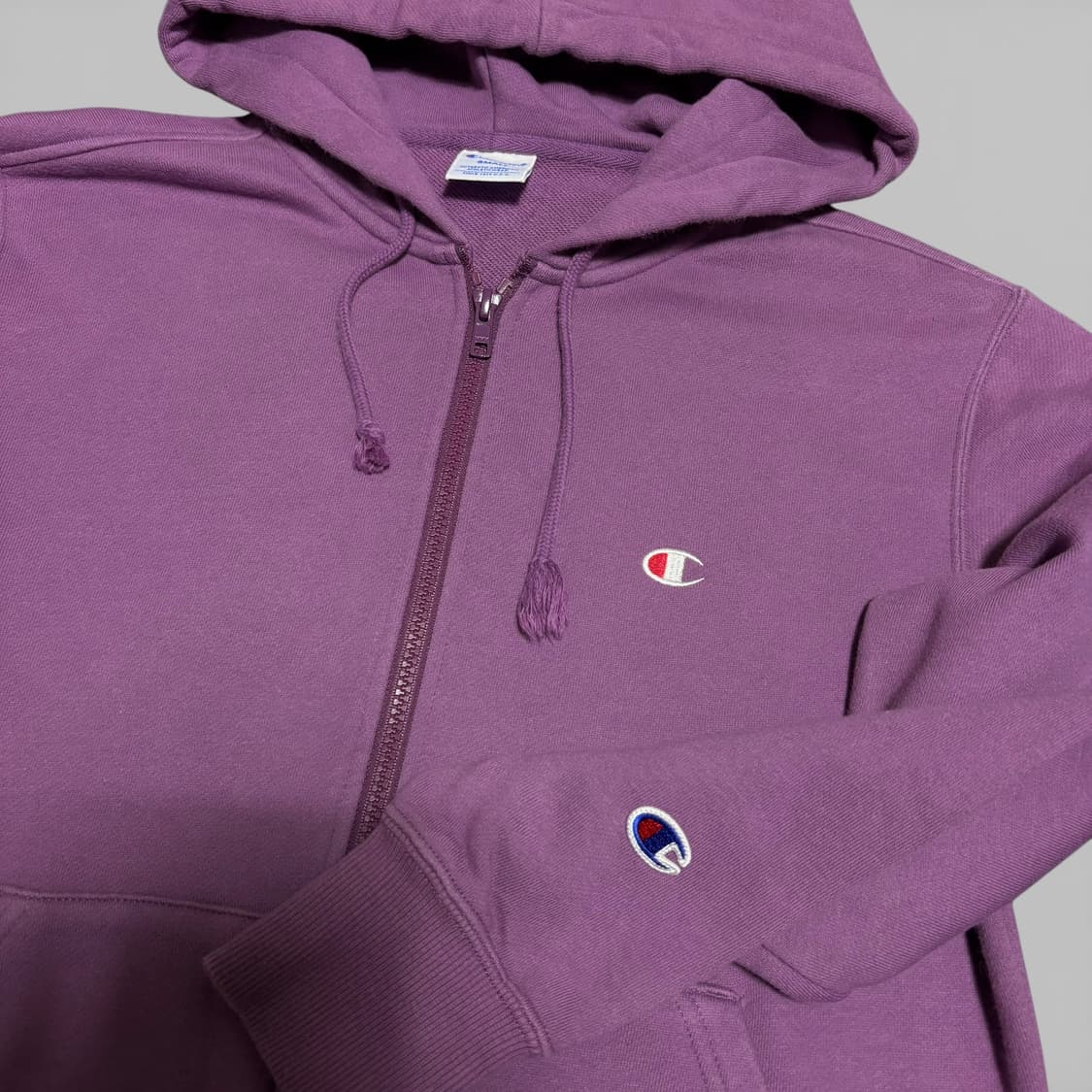 S 챔피온 퍼플 후드집업 상품이미지3