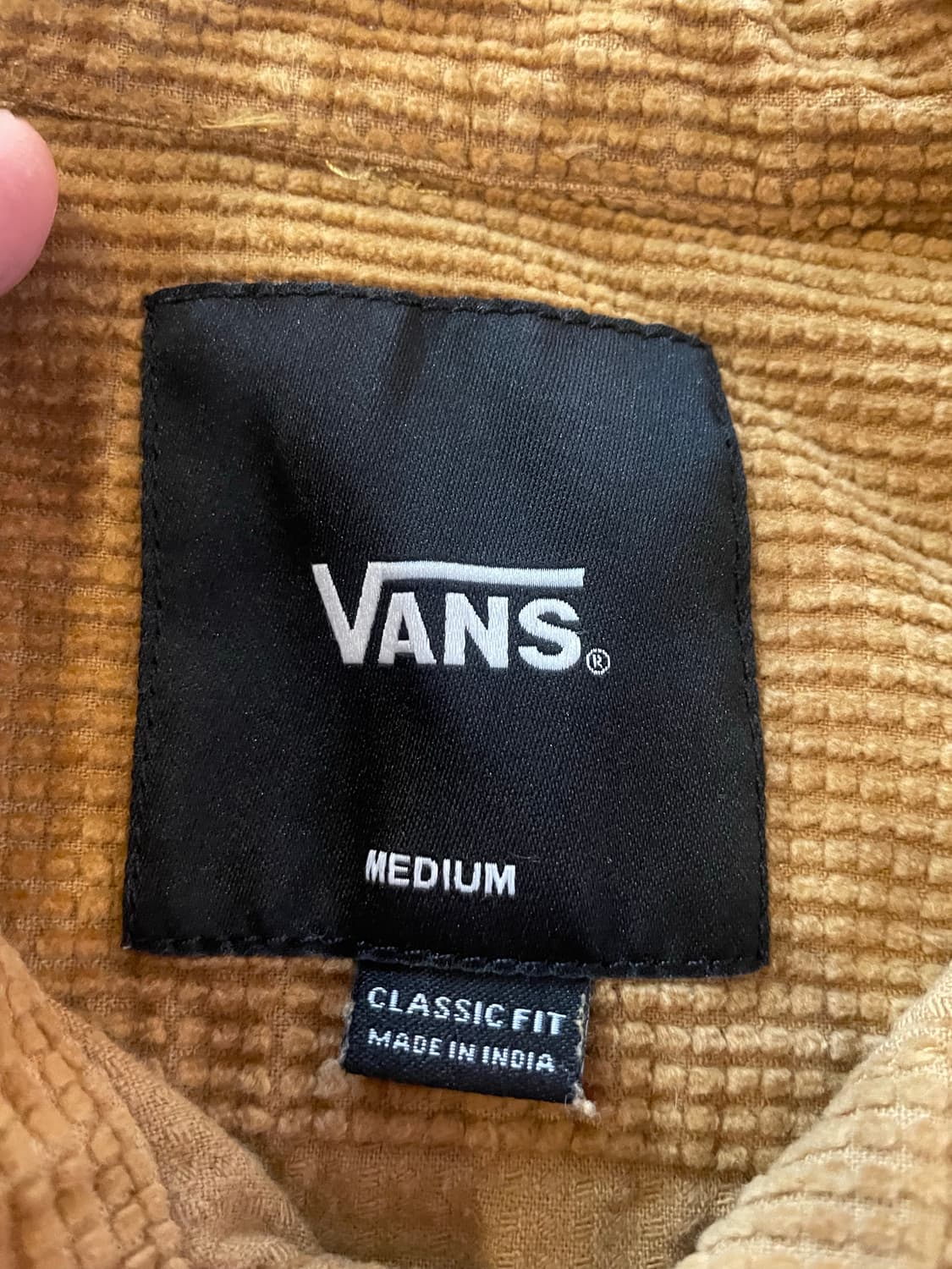 Vans 코듀로이 셔츠 M 상품이미지5