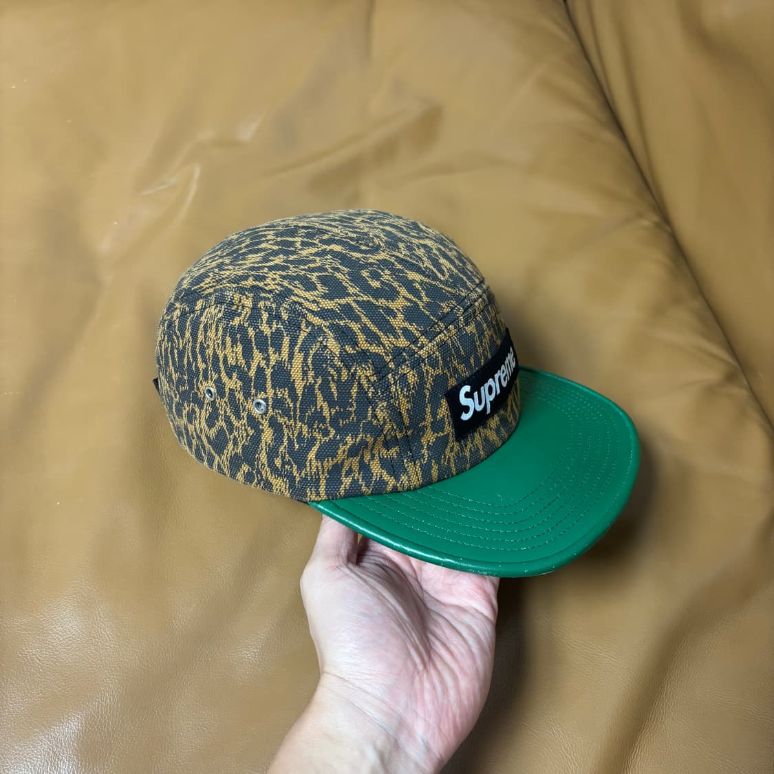 Supreme 슈프림 레오파드 캠프캡 모자 (Leopard) 상품이미지3