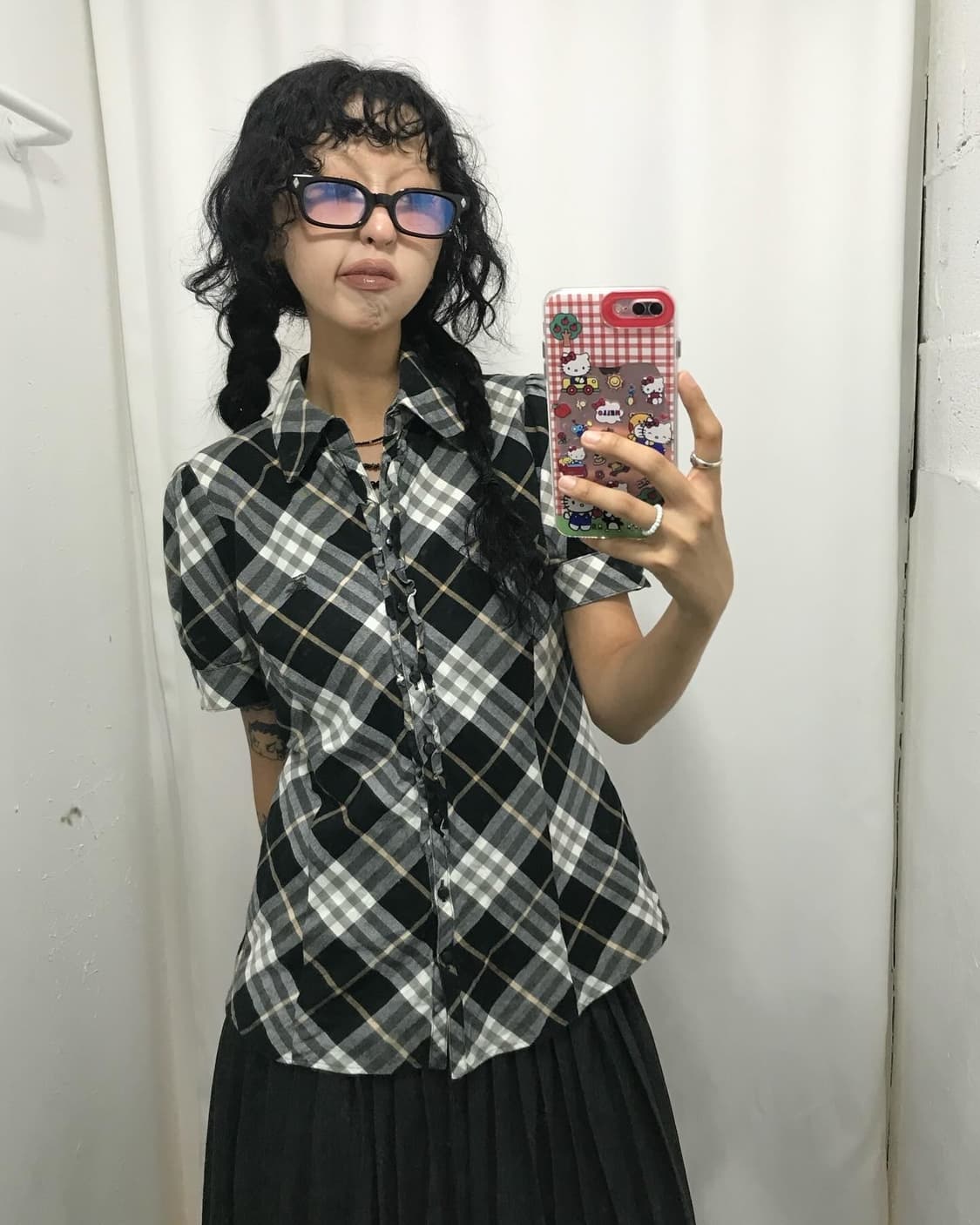Burberry Check Puff Shirt 상품이미지2