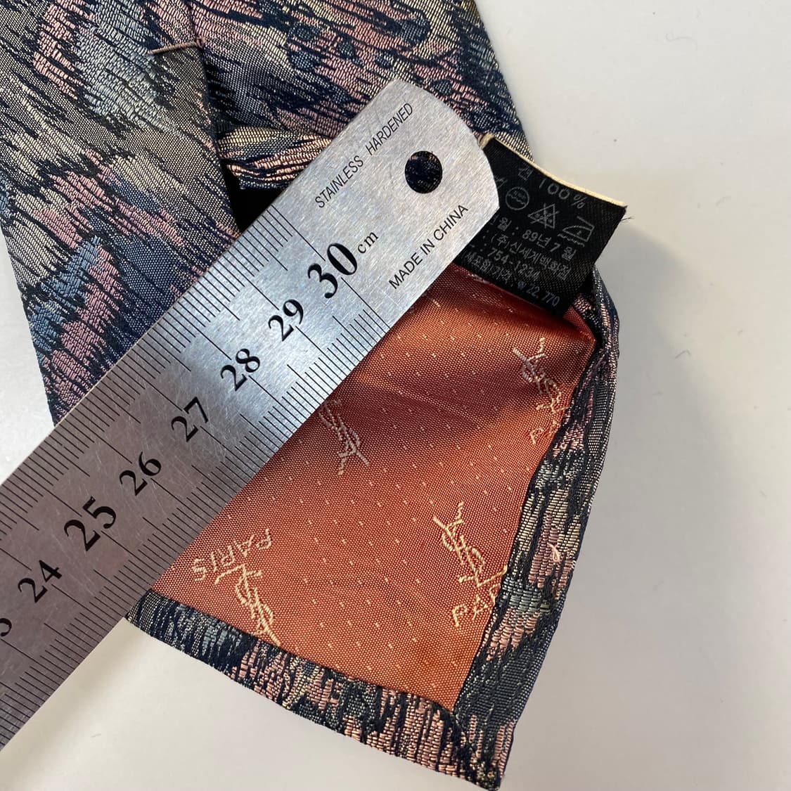 입생로랑(YSL) 명품 정품 심플로고 넥타이 상품이미지7