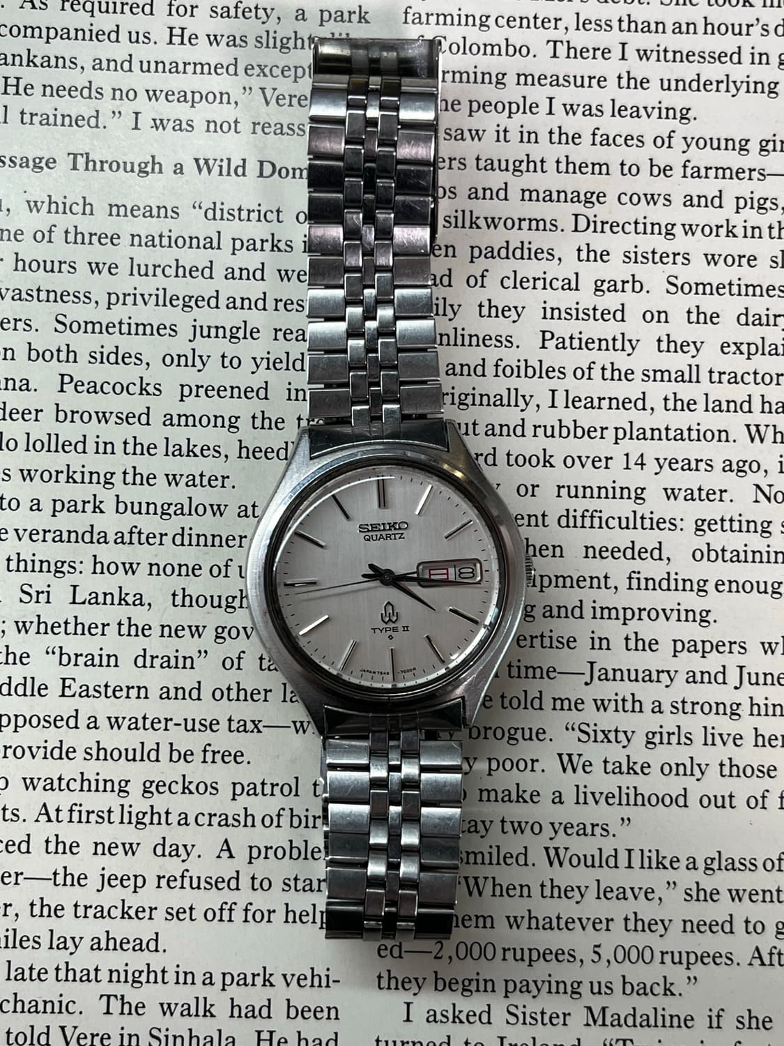 SEIKO TYPE II 데이데이트 쿼츠  상품이미지4