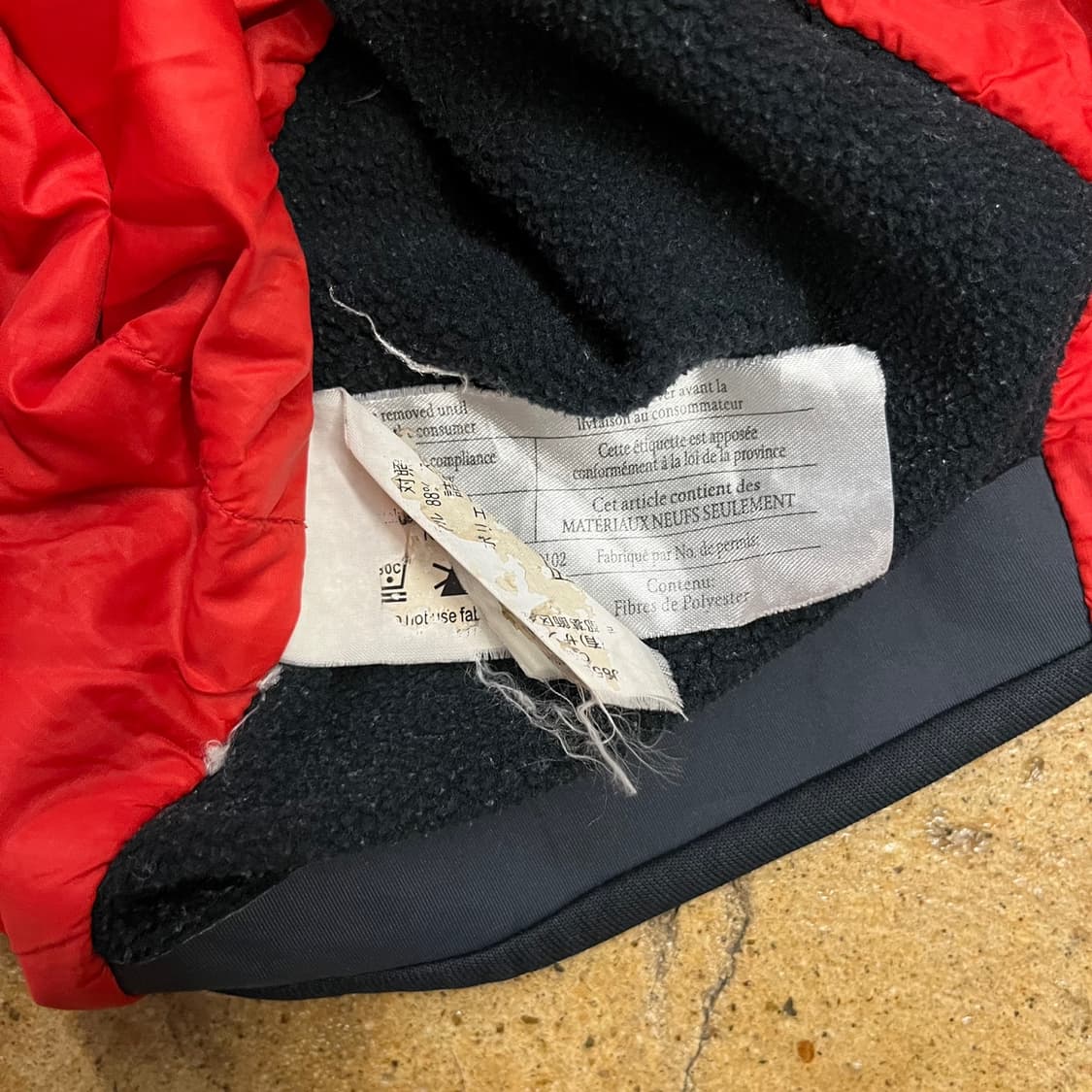 [정품/M] 아크테릭스 그레이 바람막이 집업 자켓 b14 상품이미지7