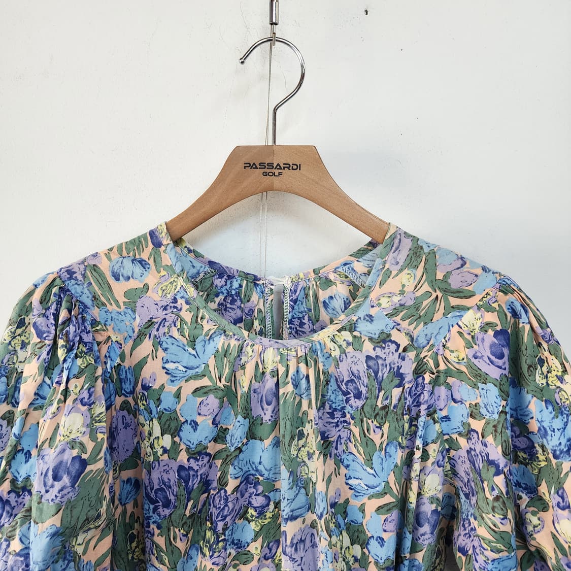 플라워 패턴 볼륨 롱 원피스 상품이미지2