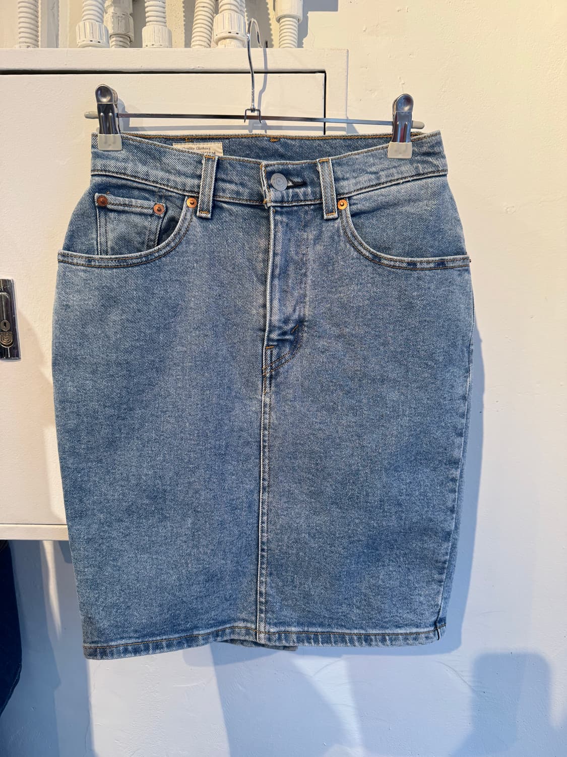 리바이스 데님 미디 스커트 상품이미지2