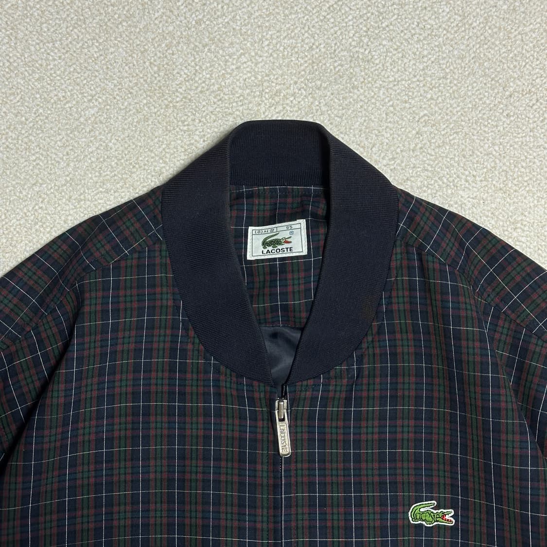 라코스테 체크 집업 자켓 상품이미지5