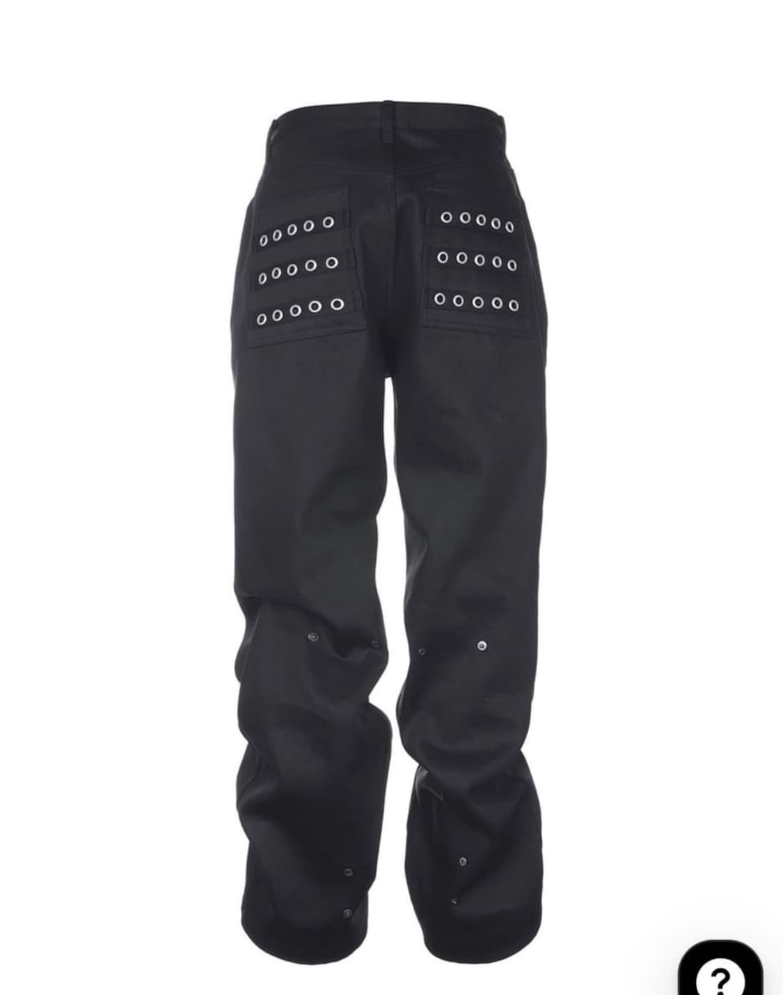 비엑세스 아일렛 버튼 블랙진 상품이미지1