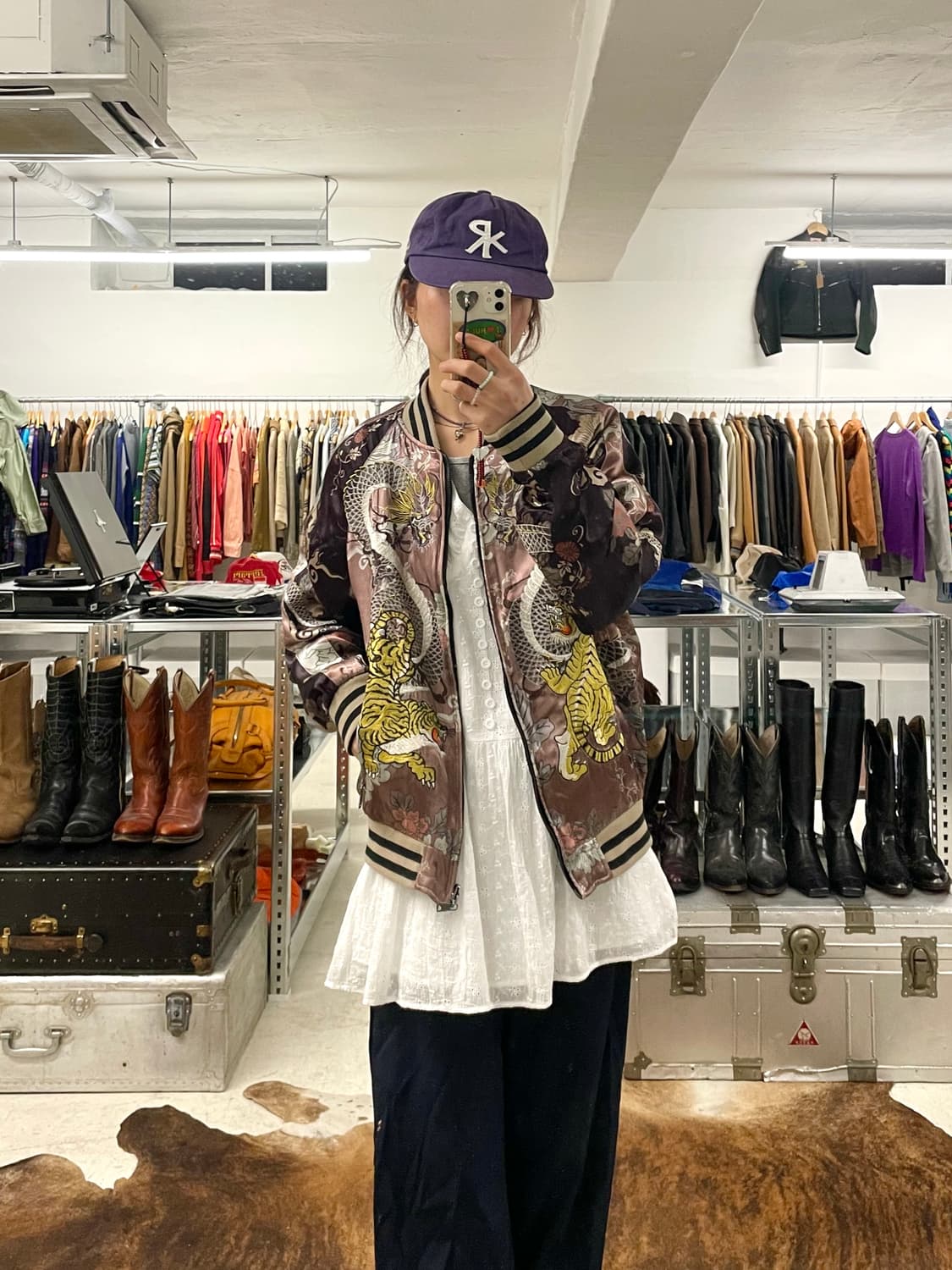 VTG reversible skajan 빈티지 리버시블 스카잔 상품이미지1