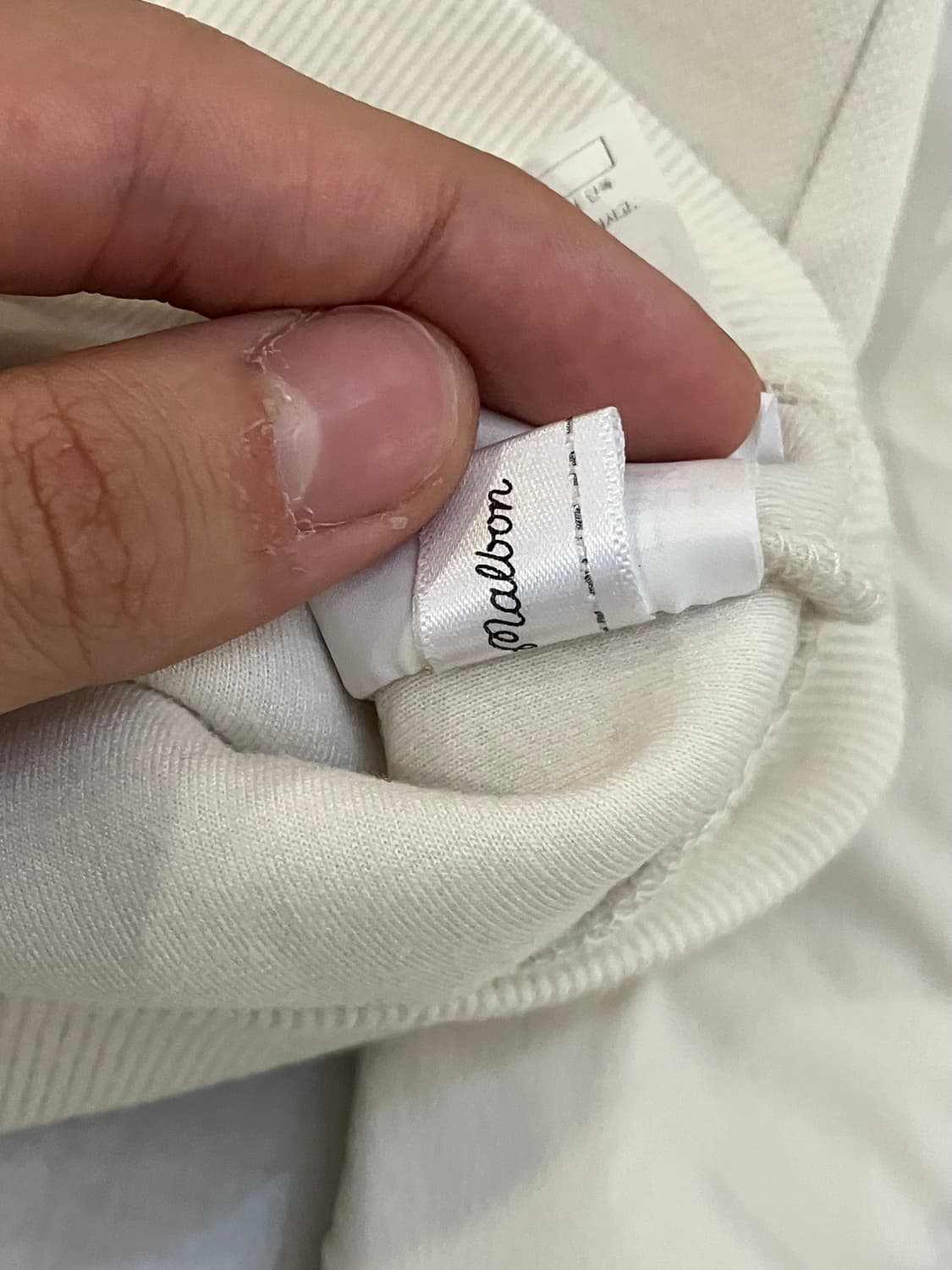 국내정품) 말본 남성 골프 반집업 맨투맨 상품이미지10