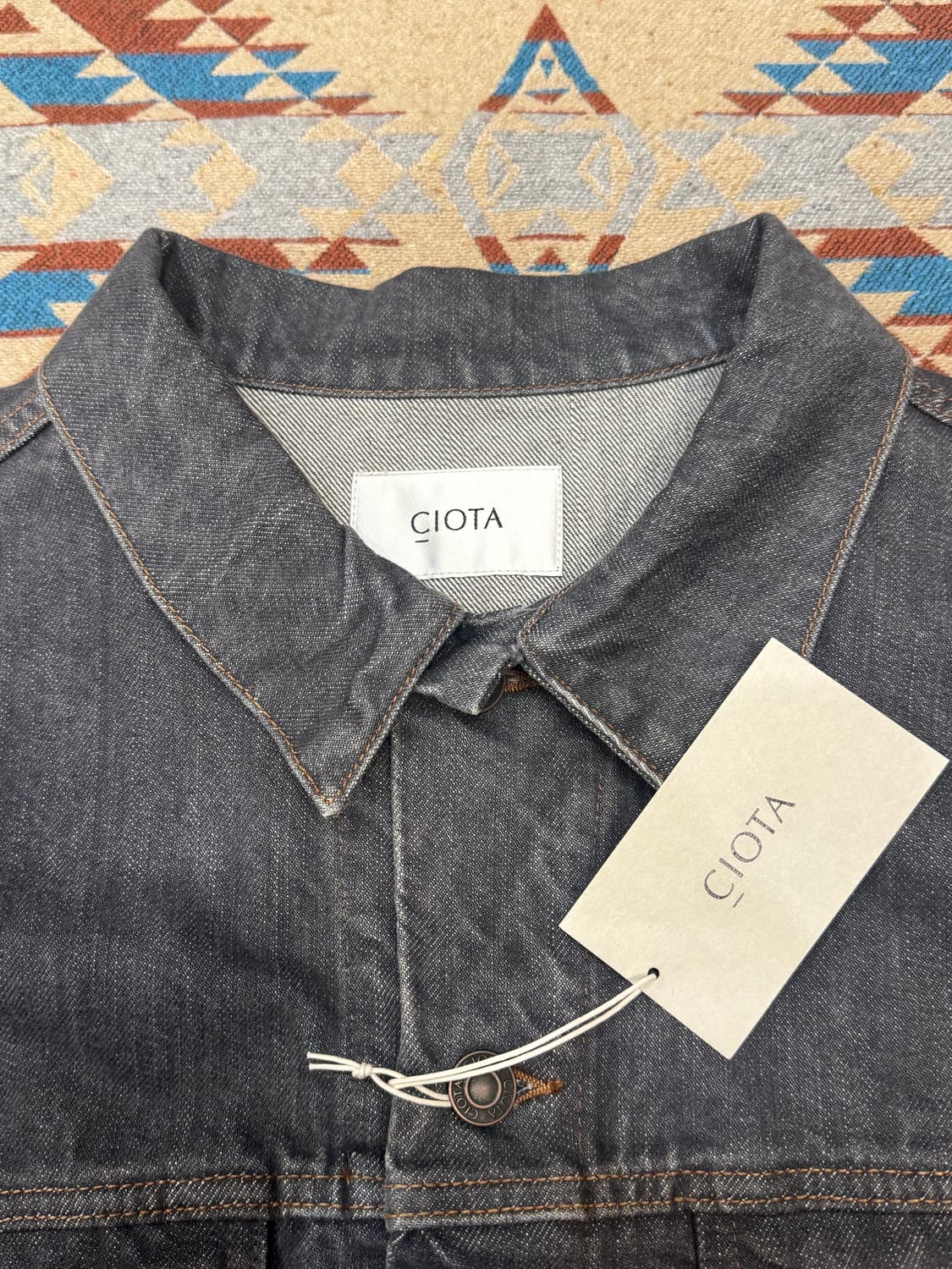 [48] 시오타 4포켓 데님 자켓 미디엄 블랙 상품이미지3