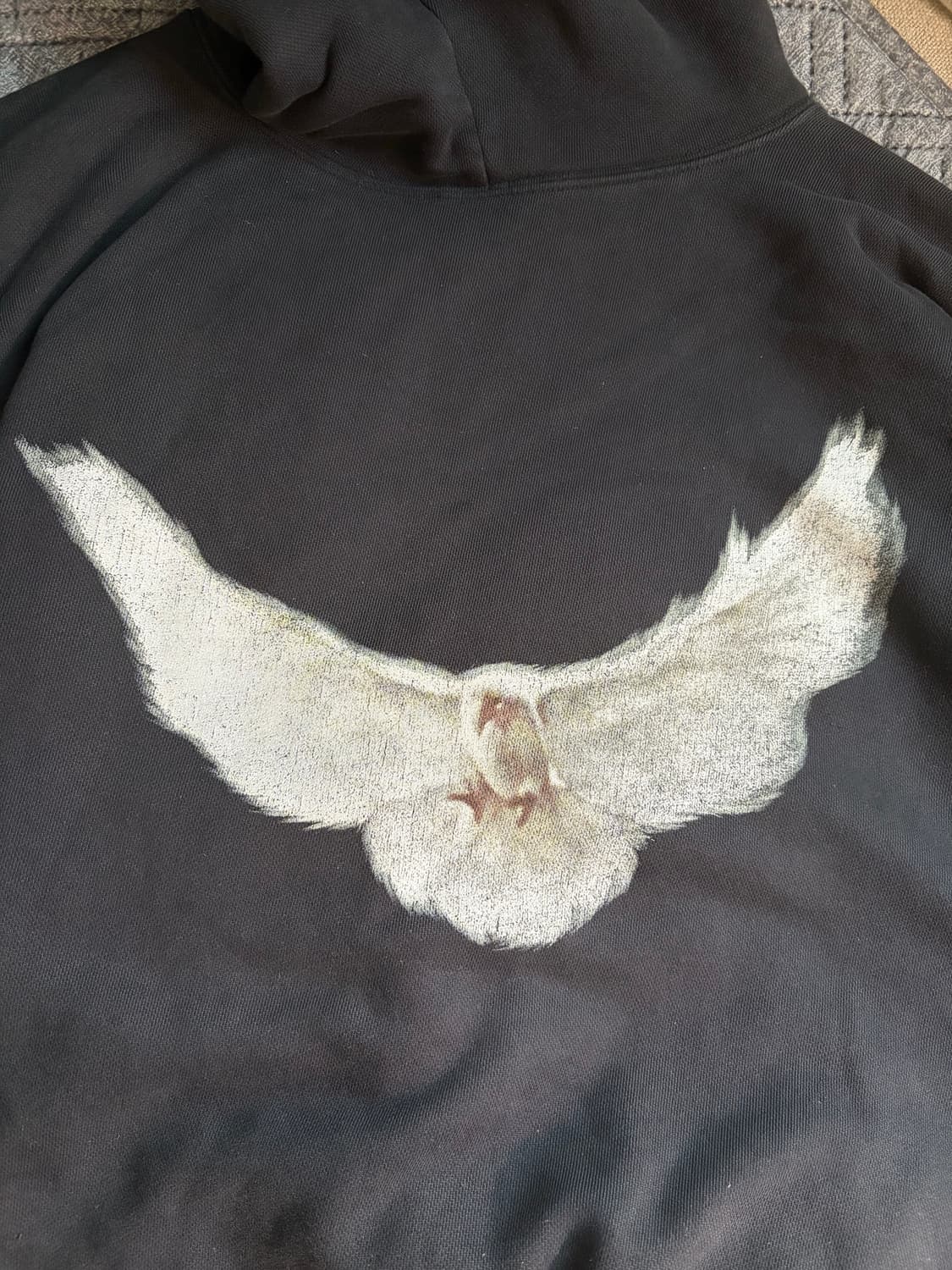 이지 갭 발렌시아가 도브 후드 워시드 블랙 m 사이즈 상품이미지4