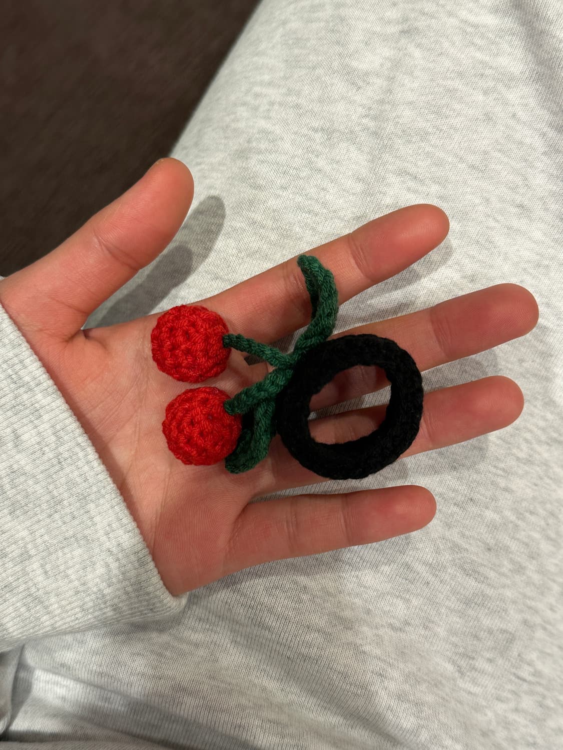 뜨개 체리 줄감개 상품이미지1