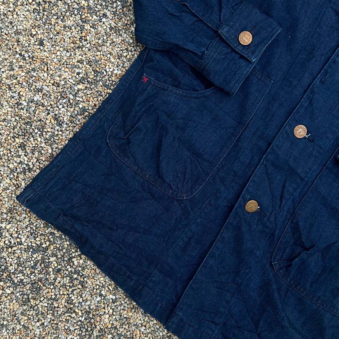 Coen by united Arrows 데님 코트 자켓 상품이미지3