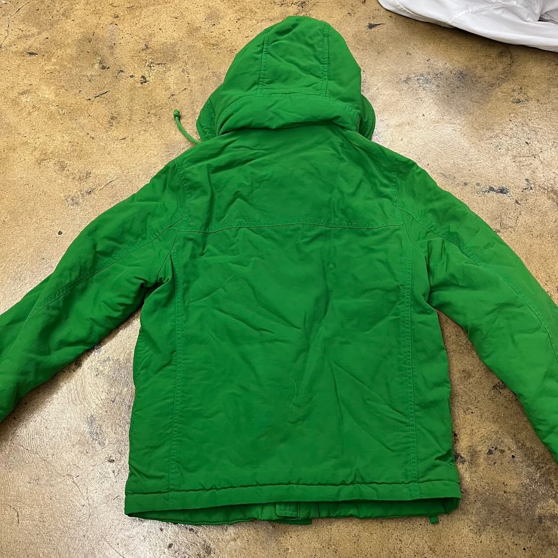 [정품/S] 아베크롬비 그린 패딩 점퍼 b18 상품이미지4