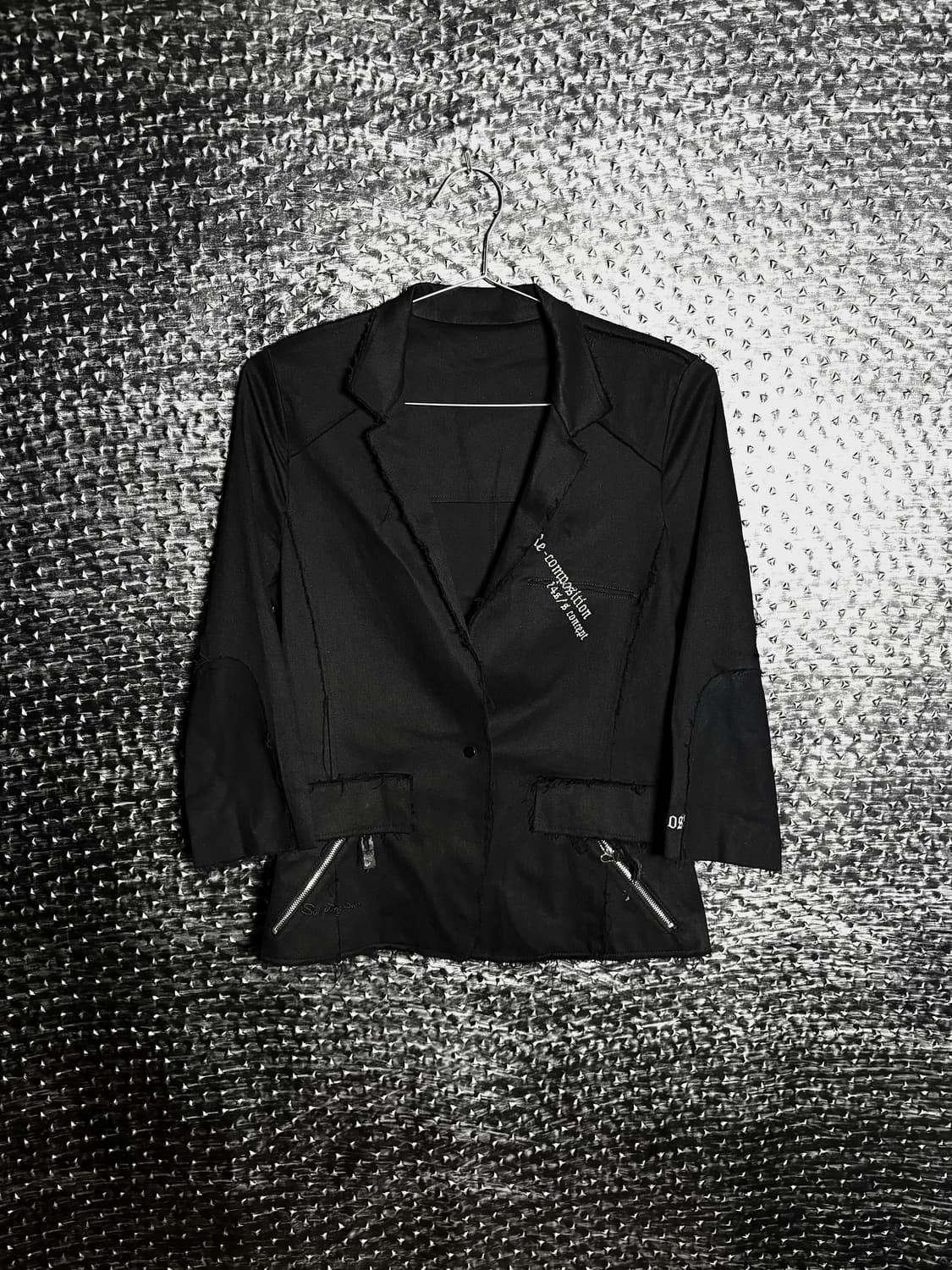 Re-composition 그런지 블레이저 상품이미지1