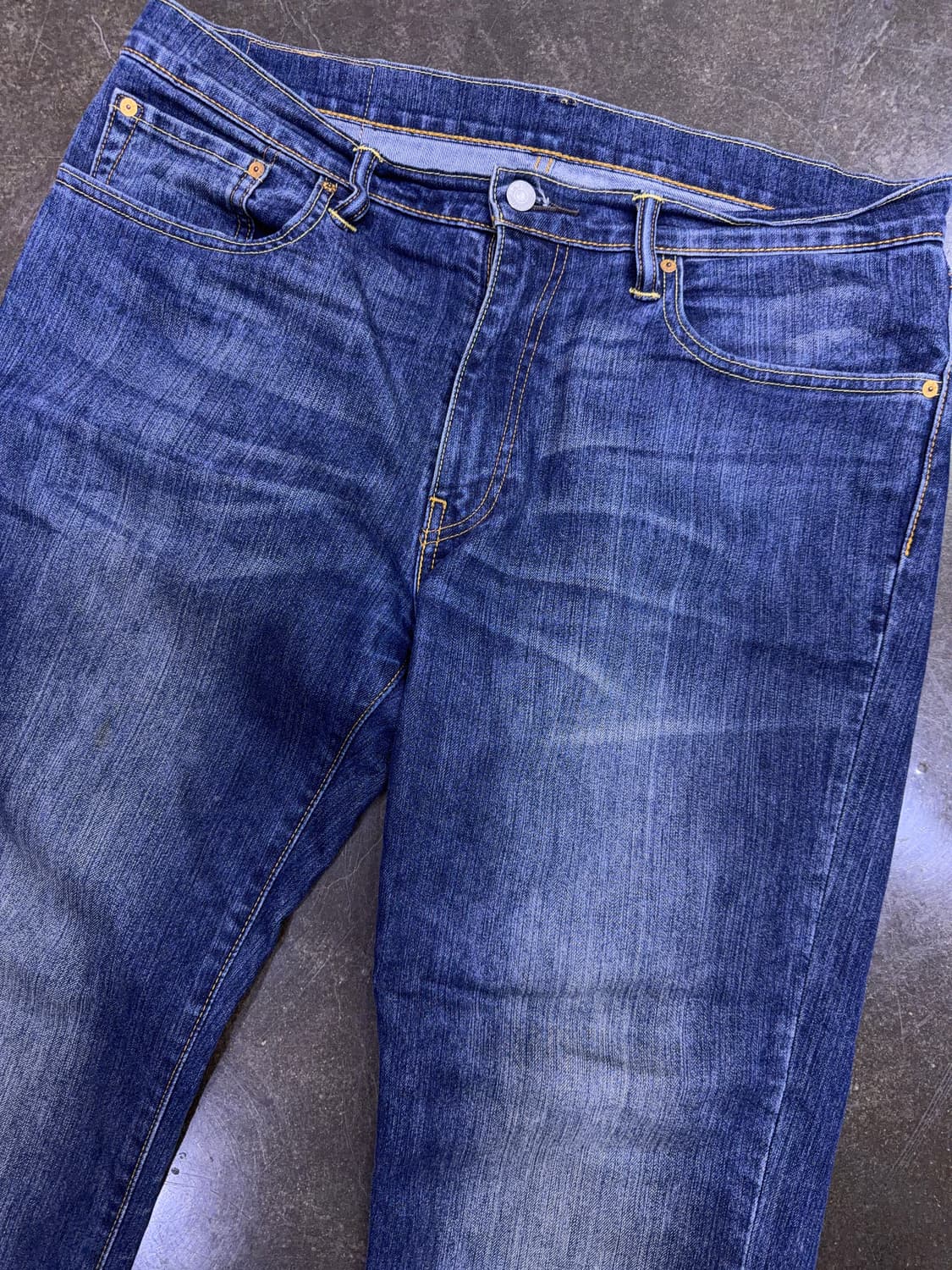 리바이스 502 테이퍼드핏 빈티지 워싱 데님팬츠 36 상품이미지3