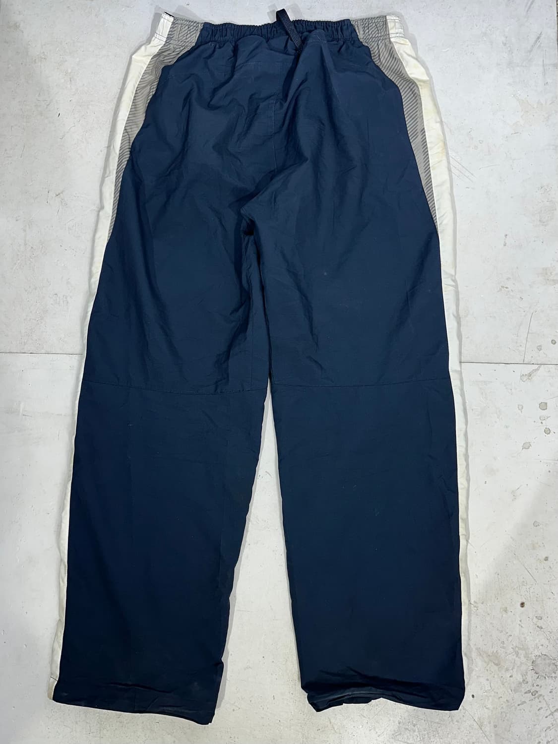 나이키 네이비 화이트 사이드 라인 와이드 팬츠 XL 상품이미지5