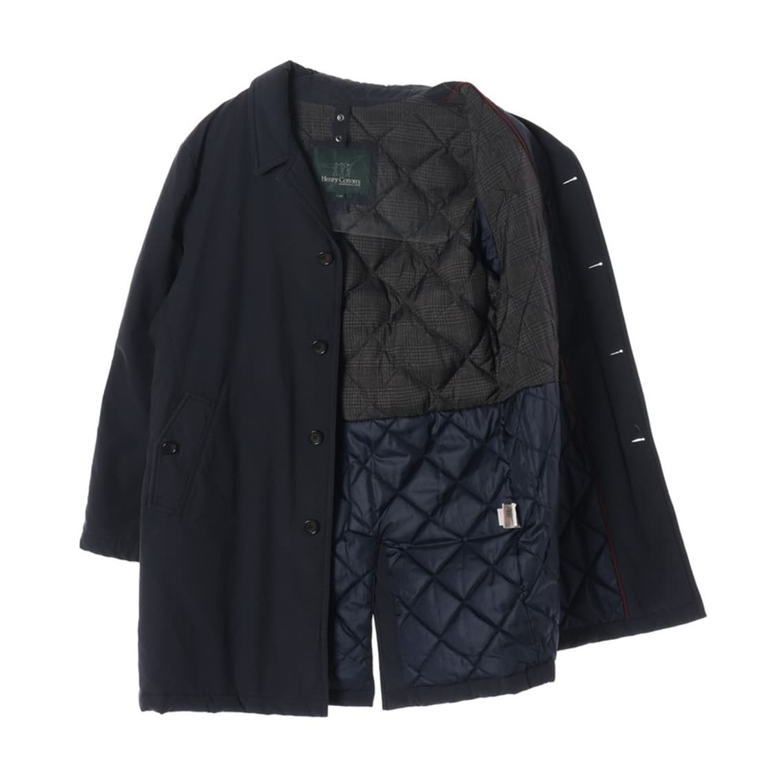 헨리코튼 네이비 클래식 코트 XXL 상품이미지2