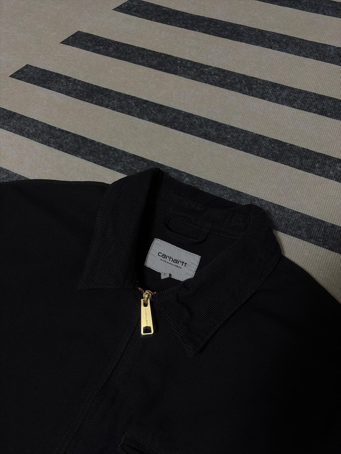 [L]칼하트wip 디트로이트 자켓 블랙 판매합니다. 상품이미지6